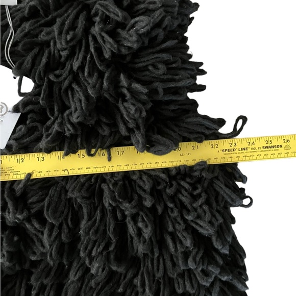 NWT Bogner Paria Black Wool Alpaca Loop Mop Vest Women’s ONE SIZE $850 🔥 - Picture 13 of 15